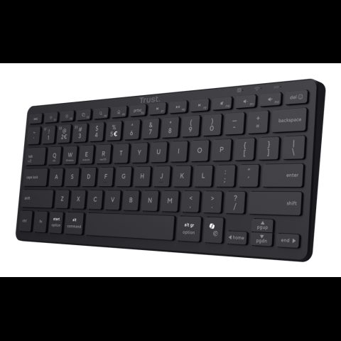 Trust Nado II tastatūra Mājas/Biroja USB + Bluetooth QWERTY Amerikāņu angļu va…