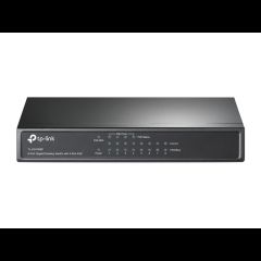 TP-Link TL-SG1008P tīkla pārslēgs Nepārvaldīts Gigabit Ethernet (10/100/1000) Po…