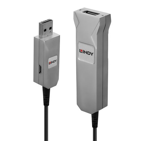 Lindy 42701 USB kabelis USB 3.2 Gen 1 (3.1 Gen 1) 50 m USB A Melns