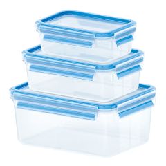 Emsa 508566 food storage container Rectangular Set Transparent 3 pc(s)