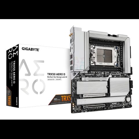 Gigabyte TRX50 AERO D mātes plate AMD TRX50 Socket sTR5 Paplašināts ATX