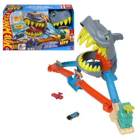 Hot Wheels City Shark Chomp Beach