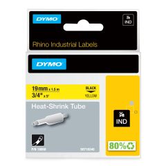 Dymo 18058 этикеточная лента Черный на жёлтом