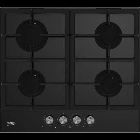 Beko HILG64225S plīts virsmas sildelements Melns Iebūvēts 60 cm Gāzes 4 zone(…