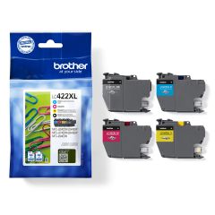 Brother LC422XLVAL tintes kārtridžs 4 pcs Oriģināls Melns