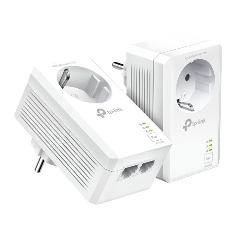 TP-Link TL-PA7027P KIT сетевой адаптер PowerLine 1000 Мбит/с Подключение Etherne…