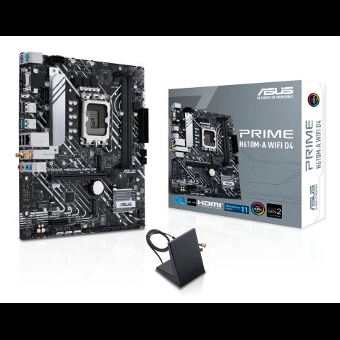 Asus PRIME H610M-A WIFI D4 Intel H610 LGA 1700 mikro ATX