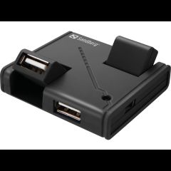Sandberg 133-67 interfeisa centrmezgls USB 2.0 480 Mbit/s Melns
