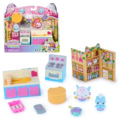 Spin Master Gabby's Dollhouse DreamWorks Fairylandia Cakey Cat's Fairy Kitchen 10-Pi…