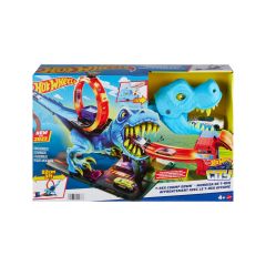 Mattel Hot Wheels City T-Rex Loop and Stunt Playset
