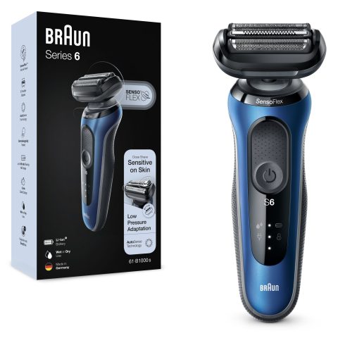 Braun Series 6 61-B1000s Sietiņa skuveklis Melns