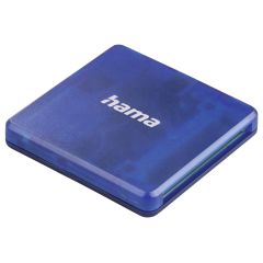 Hama 00124131 karšu lasītājs USB 2.0 Zils