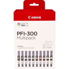 Canon PFI-300 tintes kārtridžs 10 pcs Oriģināls Melns