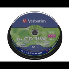 Verbatim CD-RW 12x 700 MB 10 pc(s)