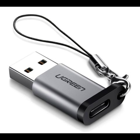 Ugreen US276 USB A USB type-C Pelēks