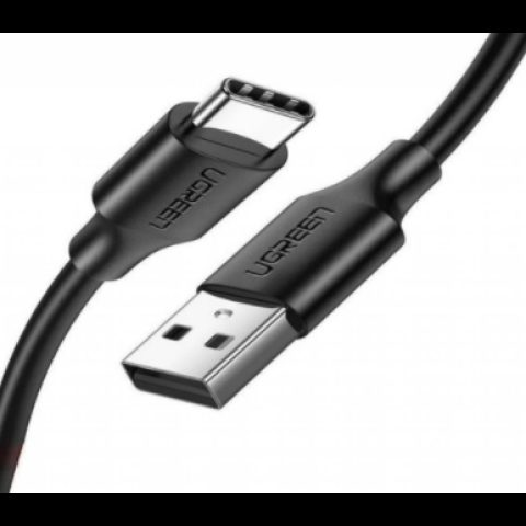 Ugreen 60826 USB kabelis USB 2.0 3 m USB A USB C 480 Gbit/s Melns