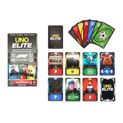 Mattel Games JLV42 galda spēle UNO Elite Formula 1 2025 Kāršu spēle Kāršu nomeš…