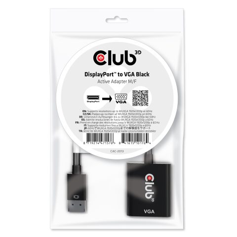 Club 3D CLUB3D CAC-2013 video kabeļu aksesuārs 0