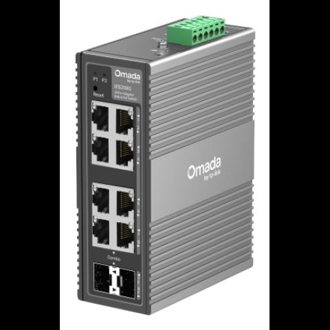 TP-Link Omada IES208G tīkla pārslēgs Vadīts Gigabit Ethernet (10/100/1000)