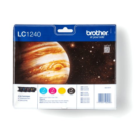Brother LC1240VALBP tintes kārtridžs 4 pcs Oriģināls Melns