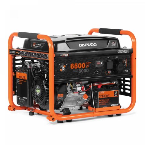 Daewoo GDA 7500DFE degvielas ģnerators 6000 W 30 L Benzīns Oranžs