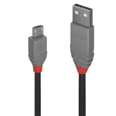 Lindy 36733 USB kabelis USB 2.0 2 m USB A Micro-USB B 0