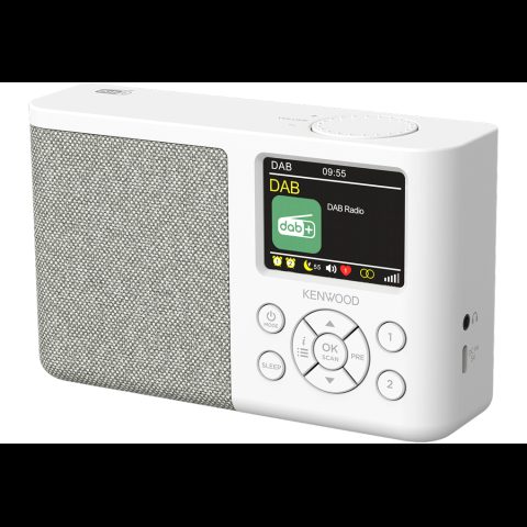 Kenwood CR-M33DAB radio Pārnesams Digitāls Balts