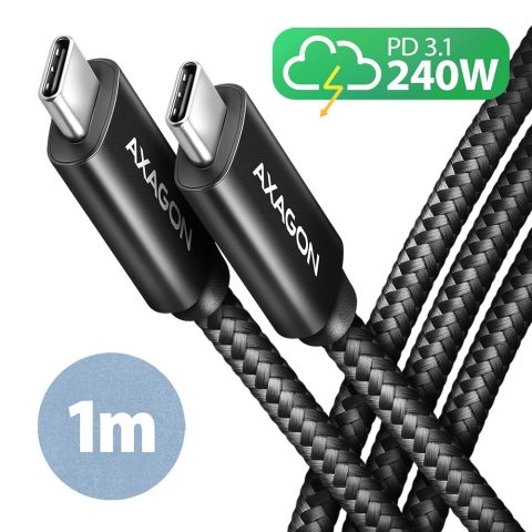 Axagon BUCM2-CM10AB Ladekabel