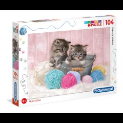 Clementoni Sweet Kittens Jigsaw puzzle 104 pc(s) Fauna
