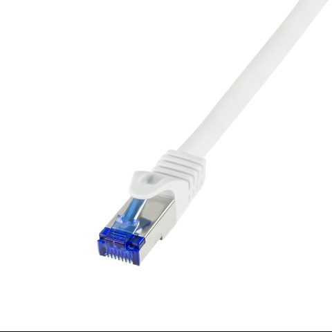 LogiLink C6A091S tīkla kabelis Balts 10 m Cat6a S/FTP (S-STP) Apaļš