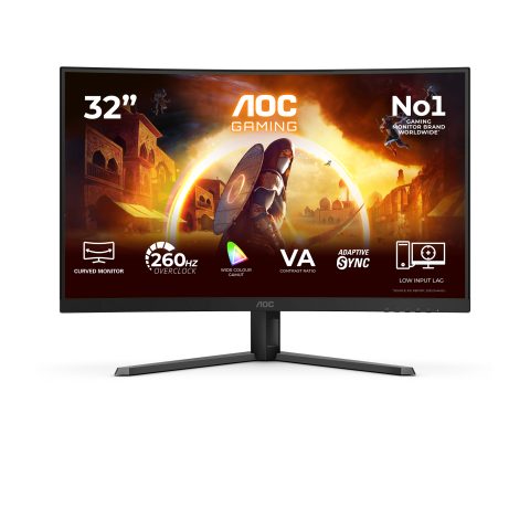 AOC G4 C32G42ZE monitori 80 cm (31.5") 1920 x 1080 pikseļi Full HD LED Melns