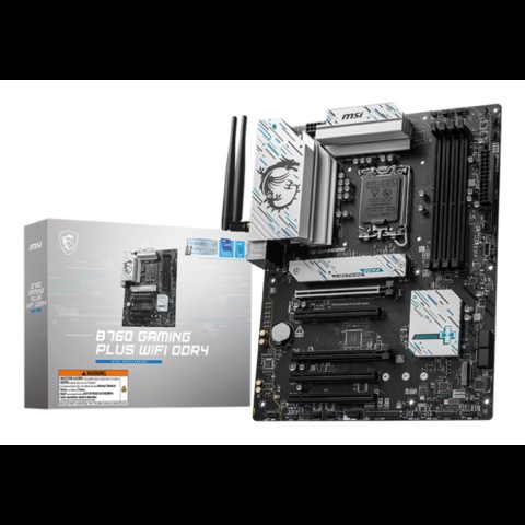 MSI B760 GAMING PLUS WIFI DDR4 mātes plate Intel B760 LGA 1700 ATX
