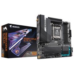 Gigabyte B650M AORUS ELITE AX mātes plate AMD B650 AM5 pieslēgvieta mikro ATX
