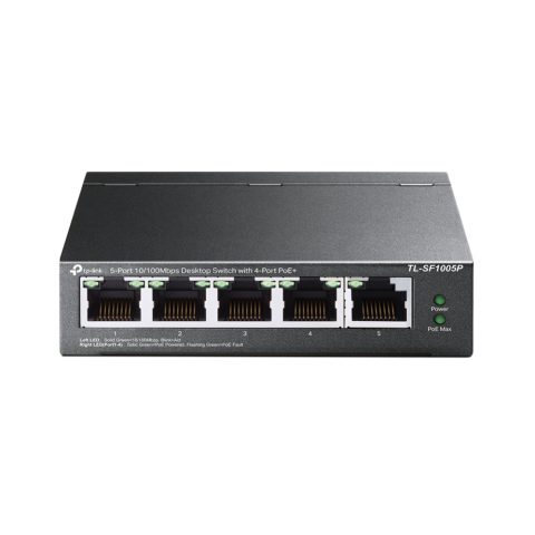 TP-Link TL-SF1005P Nepārvaldīts Fast Ethernet (10/100) Power over Ethernet (PoE)…