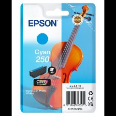 Epson Singlepack Cyan 250 Violin Claria Photo HD Ink