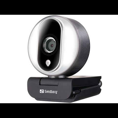 Sandberg 134-12 vebkamera 2 MP 1920 x 1080 pikseļi USB 2.0 Melns