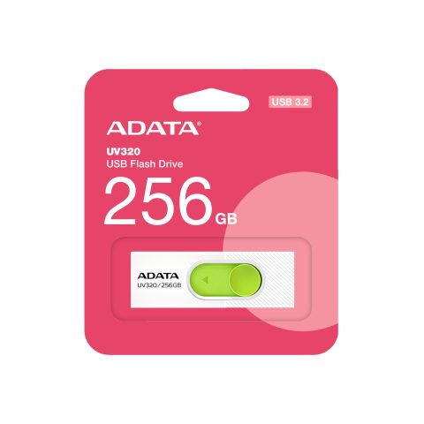 ADATA UV320 USB zibatmiņa 256 GB USB Type-A 3.2 Gen 1 (3.1 Gen 1) Zaļš