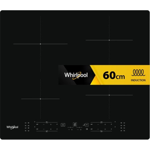 Whirlpool WB B8360 NE Melns Iebūvēts 59 cm Zonas indukcijas plīts 4 zone(s)