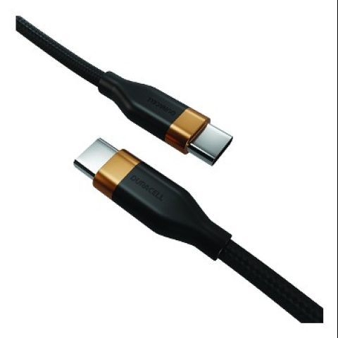 Duracell DRU5010A USB kabelis 1 m USB C Melns