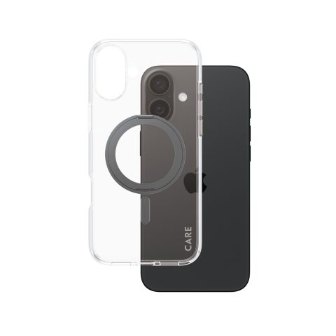 Panzer Glass PanzerGlass CARE™ by ® Case Transparent w. Black Kickstand & MagSafe iPh…