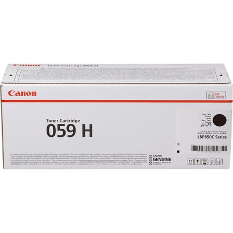 Canon 059H BK tonera kārtridžs 1 pcs Oriģināls Melns