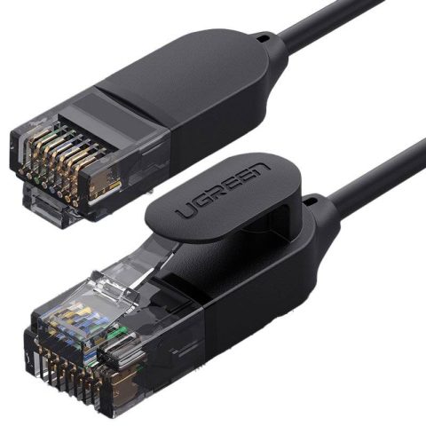 Ugreen 70334 tīkla kabelis Melns 2 m Cat6a U/UTP (UTP)