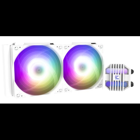 Zalman „Alpha2 se a24 wh 240 mm“ procesoriaus skysčio aušintuvas su vandens auš…