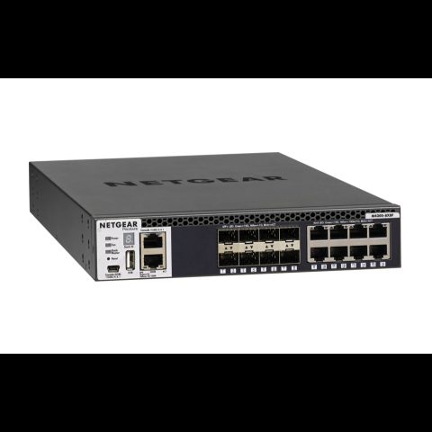Netgear XSM4316S Vadīts L3 10G Ethernet (100/1000/10000) 1U Melns