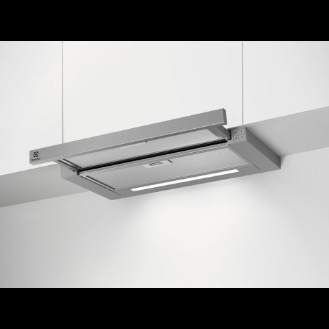 Electrolux LFP616X Pusiebūvētais (izvelkams) Pelēks 600 m³/h