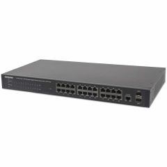 Intellinet 560559 сетевой коммутатор Управляемый Gigabit Ethernet (10/100/1000) Пит…