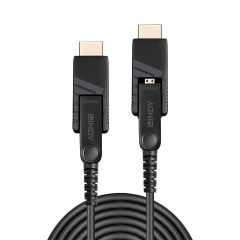 Lindy 38325 HDMI kabelis 70 m HDMI Type D (Micro) Melns