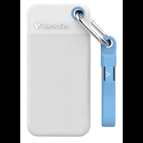 Verbatim Pocket SSD 1 TB USB Veids-C 3.2 Gen 2 (3.1 Gen 2) Zils