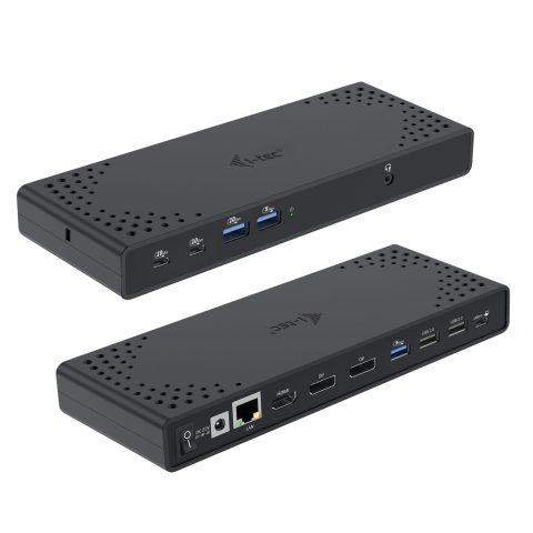 I-tec C31TRIPLE4KDOCKPD dokstacija Vadu USB 3.2 Gen 1 (3.1 Gen 1) Type-C Melns