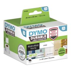 Dymo Durable Белый Самоклеящаяся принтерная этикетка